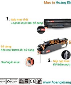 Hộp mực máy in canon Lbp 6030/ 6030w (85A-35A-325) CÓ LỔ ĐỔ MỰC/ NẠP MỰC MỚI VÀ LỔ XẢ MỰC THẢI, nhập khẩu nguyên hộp