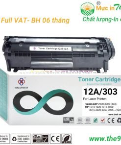 Hộp mực máy in Canon L11121E (303/ 12A/ Cartridge 303) CHÍNH HÃNG HUIWEI - CÓ LỔ NẠP MỰC  CHẤT LƯỢNG in đẹp rõ nét