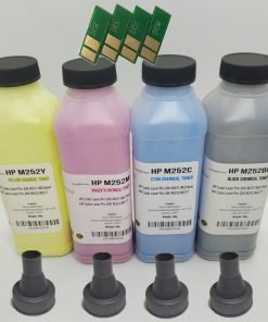 Mực nạp máy in Canon LBP611CN, LBP613CDW, MF631CN, MF633CDW, MF635CX Mực chai M252 + Chíp 045 + Phễu