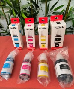 Mực in Canon GI-790 Combo 4 màu Đen/Đỏ/Xanh/Vàng dùng cho máy in Canon PIXMA G1010/G2010/G3010/G4010