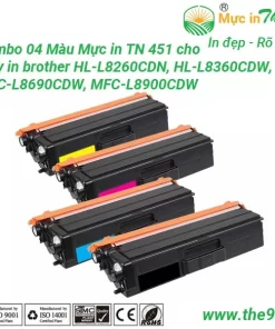 Hộp mực máy in Brother HL-L8260CDN, HL-L8360CDW, MFC-L8690CDW, MFC-L8900CDW ( Đen, xanh, đỏ, vàng) TN-415